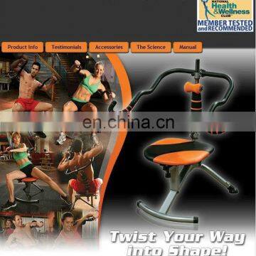 AS SEEN ON TV New Stylish Home Gym Equipment Ab Twist Chair For Ladies
