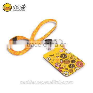 Promotional business gift card holder with strap