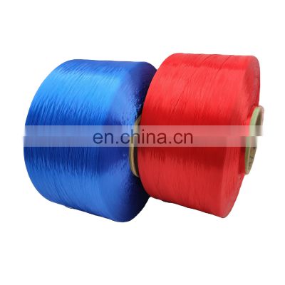 Wholesale Beautiful color dope dyed yarn knitted FDY SD high twist yarn