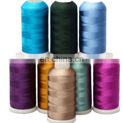 China yarn viscose rayon embroidery thread 120D/2 embroidery thread manufacturer high quality 3000 colorful