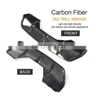 P Style Carbon Fiber F16 Rear Lip Spoiler for BMW X6 F16 M Sport Utility 4-Door 15-17