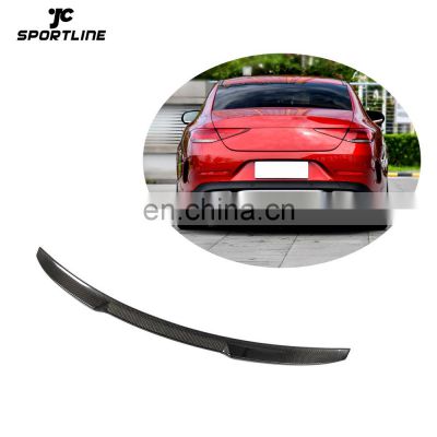 JCSPORTLINE Carbon Fiber C257 CLS63 Rear Wing Spoiler for Mercedes-BENZ CLS400 CLS450 CLS500 CLS53 AMG S CLS550 CLS63 AMG S