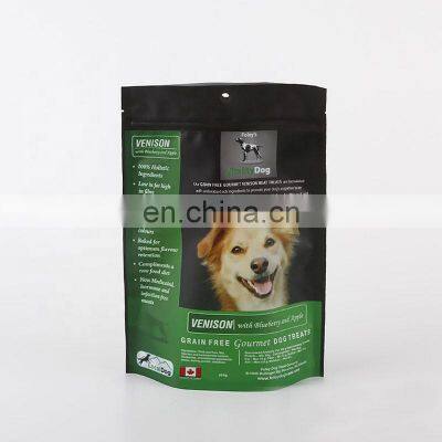 Customize Print Smell Proof Aluminium Foil Stand Up Zipper Pouch Gravure Printing Plastic Packaging Bags for Pet Food photo-2