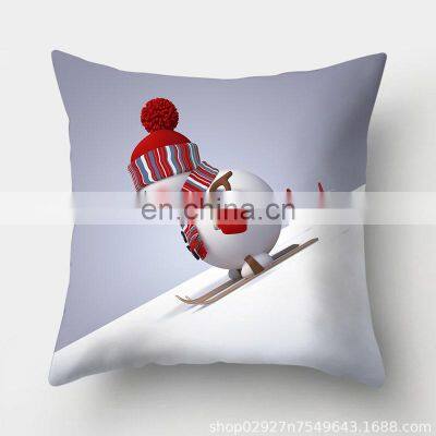New Model 45x45 Case Luxury Custom Made Cushion White Decorative Custom Christmas Cover Pillow photo-5