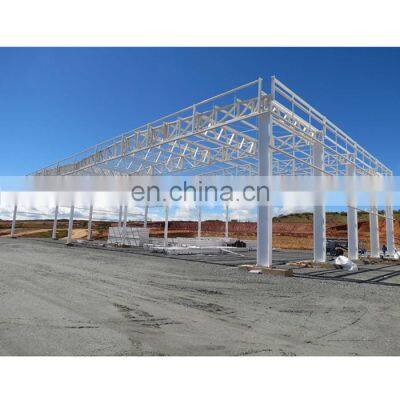 Customized large-span steel structures for low-cost sale of prefabricated warehouse workshop hangars