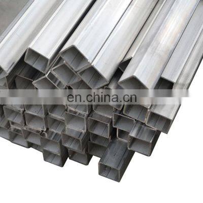 hot rolled tube aisi 201 stainless steel square pipe price per meter