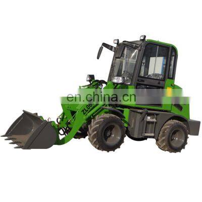 Popular 4wd 0.6 ton Mini Loader Agricultural Wheel Loader with Hydraulic Convertor/Clutch