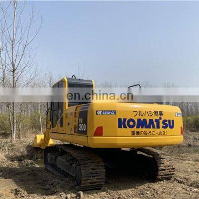 Japan original made heavy equipment used hydraulic excavator komatsu pc200-8 pc200 digging machine