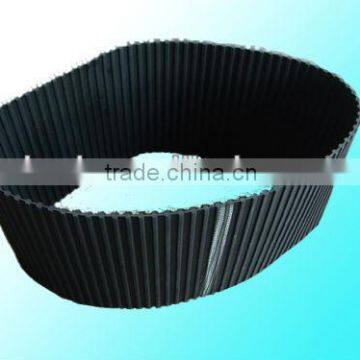 Double tooth rubber timing belt for sinning machine