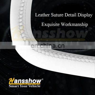 Model X S Plaid Normal White Nappa Yoke Steering Wheel For Tesla Model X S 2017-2022 Aftermarket Heated Steering Wheel Kit photo-5