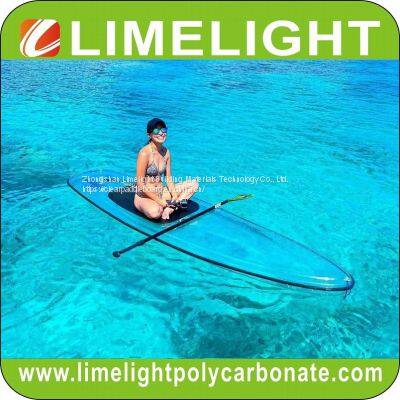 LIMELIGHT factory Прозрачная доска для серфинга на стояке, Прозрачная SUP-доска, Кристальная SUP-доска для серфинга на стояке, Прозрачная доска для серфинга на стояке с прозрачным окном, Доска для серфинга на стояке для йоги, Прозрачная доска для серфинга