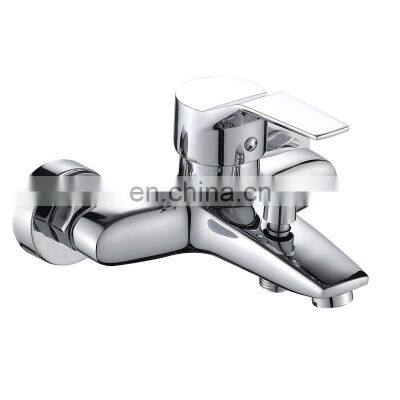 Brass Chrome Or Stainless Bathroom Wall Mouted Mixer Bathtub Bath Shower Faucet