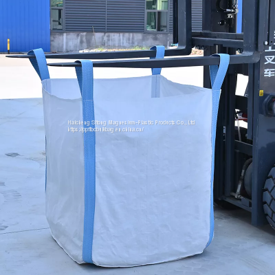 Polypropylene Big FIBC Jumbo Bags 4 Handle Large Capacity For Packing Silica Sand