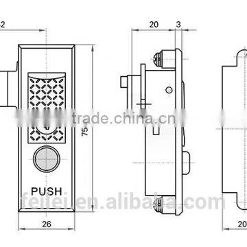 Padlockable Swing Handle Plane Lock photo-6