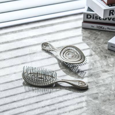 LUXE Naturals Wheat Straw Organic Hair Detangling Brush Bio-Friendly Detangler Hair Brush photo-3