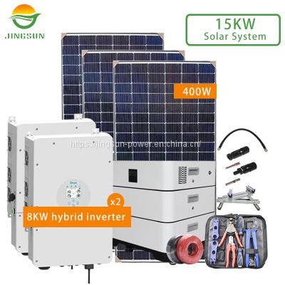 15 KW Solar System 400W solar panels