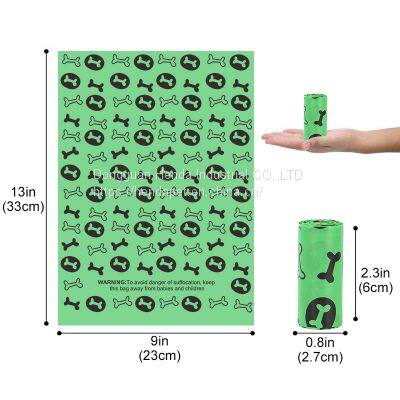 Custom Printed Eco Friendly Dog PooP Bags Factory Compostable Biodegradable Pet Cleaning Bags in Roll photo-2