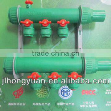 PP-R Heating Pipe System Manifold/Water collector manifold Fittings