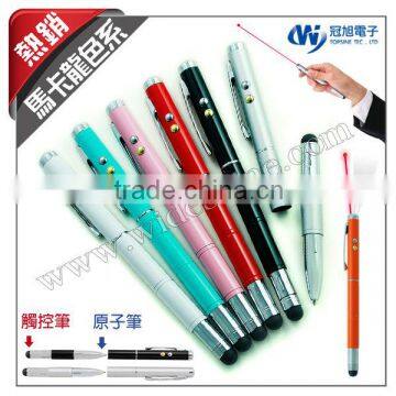 stylus pen with laser and led , new quality products laser light