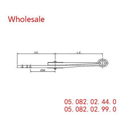 05.082.02.44.0, 05.082.02.99.0 Trails Trailer Spring Arm Wholesale For BPW