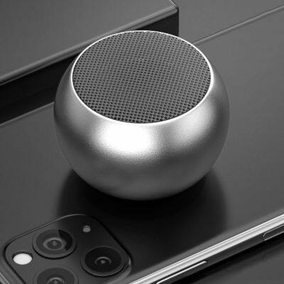 Popular TWS Pairing Mini Metal Bluetooth Speaker Portable Wireless Bluetooth Speaker With Stereo Sound photo-3