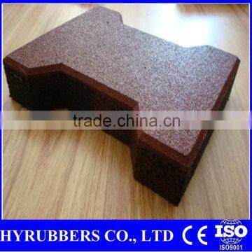 2015 factory produced outdoor pathway rubber tile for garden