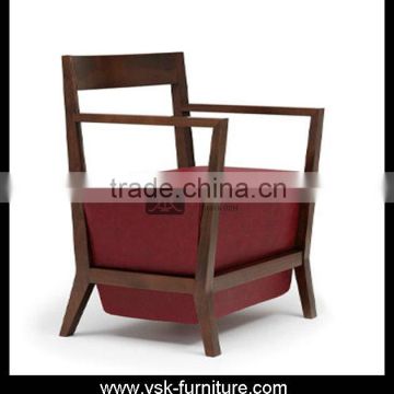 AC-145 Hot Sale American Walnut Wood Armchair