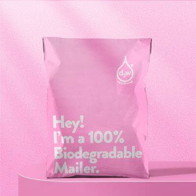 Custom Logo Printed Compostable Courier Mailing Bag Plastic Packaging for Shipping Envelopes photo-5