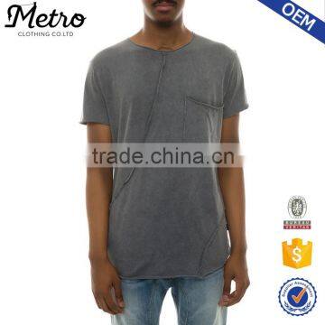 OEM Wholesale Mens Tee in Acid Grey T Shirts