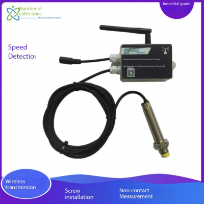 4G Wireless RPM Monitor - Industrial Rotating Machinery Speed Sensor, Hall Element Technology