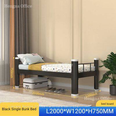 Modern Metal Single Bed Frame | Durable Iron Tube & Noise Free Construction | Hospital Or Home Bedroom - Custom Furniture Factory photo-3