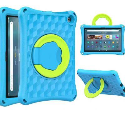 2021/2019 Kids iPad 10.2 & 10.5 Inch Tablet Cover Case Water & Drop Proof EVA Foam Case for Children
