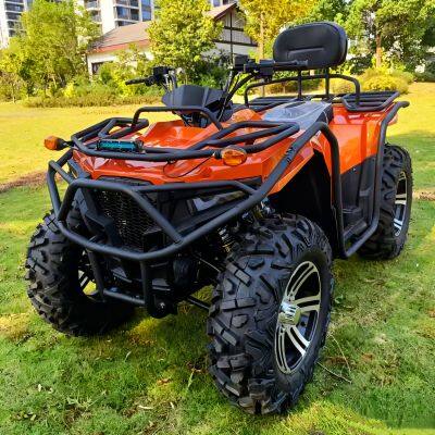 Высококачественный 350cc 4X4 квадроцикл Новые 4-хколесные ручные гидравлические самосвалы 300cc мотоцикл с полноприводной системой передачи с валом привода