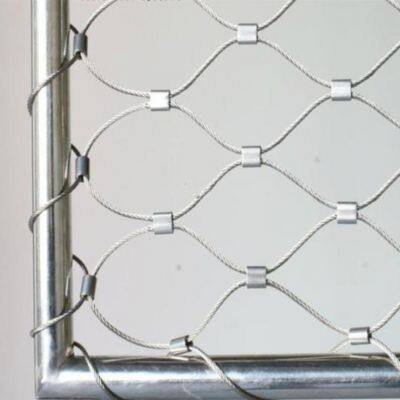 304 Stainless Steel Rope Mesh 4x4 Inch Plain Weave for Architectural Facades photo-5