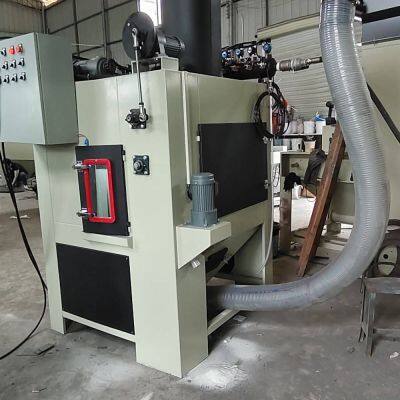 Bingteng Machinery Intermittent Turntable Automatic Sandblasting Machine for Surface Cleaning of Cylindrical Products photo-2