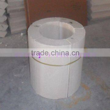 Industrial pipe insulation calcium silicate pipe cover