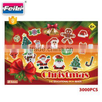 XMAS Gift Crafts Toys for Kids 3000pcs Plastic Beads Fuse Perler Beads Set photo-2
