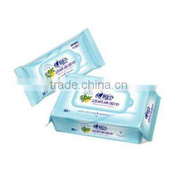 Automatic Wet Tissues Packaging Wrapping Machine
