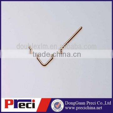 Male 90 degree gold plated brass terminal connect Pin