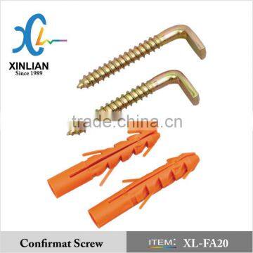 XL-FA20 Zinc plated Hook Nail wih Nylon Anchor