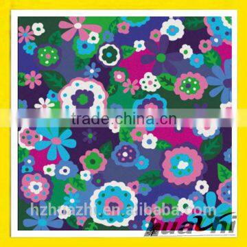 dark print floral scuba fabric