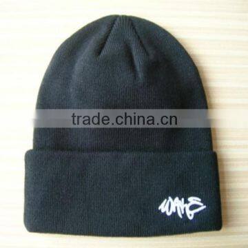 custom acrylic kintting beanie hat for men