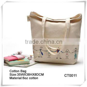 New Arrival Recyclable Cotton Canvas Tote Bag