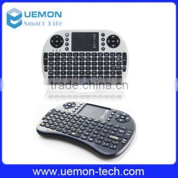 Mini I8 wireless keyboard touchpad for laptops car TV mouse and keyboard