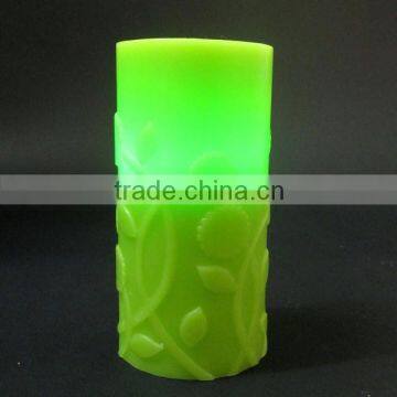 flameless wax led candle