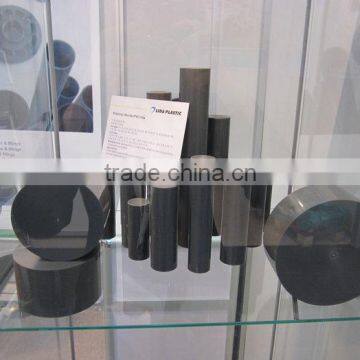 Good Electrical Insulation Surface Smooth Black Plastic Rod PVC photo-2