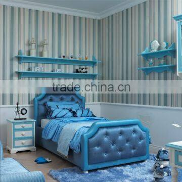 Simple Style Blue Children Bedroom Set Made in China CC-A-11 photo-4