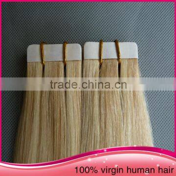 Top Quality 7a Unprocessed Double Drawn2015 Hot Sale Tape Hair Extensions Russian Hair Tape Hair Extensions photo-4