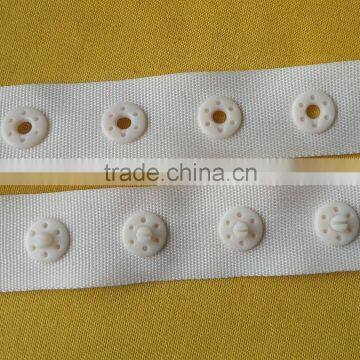 Plastic Snap Fastener Button Tape in Natural Color -- S1436 photo-2