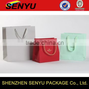 Fashion design, promotional cheap custom logo printed shopping paper bags                        
                                                                                Supplier's Choice